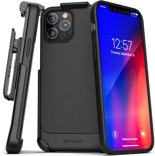 Miniatura 19 de Funda para cinturón Encased iPhone 11 con clip (Blindaje delgado) Funda de agarre delgada con cartuchera - Negro