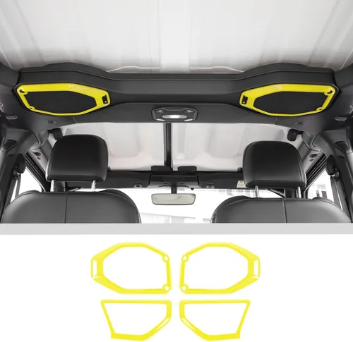 Miniatura 8 de Voodonala Para Wrangler JL JT Altavoz Recorte de audio en la parte superior y una moldura de pilar compatible con Jeep Wrangler 2018-2023 JL JLU