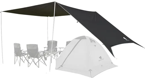 GEERTOP Lona Grande de 17 x 10 pies Impermeable Portátil Mosca de Lluvia para Hamaca Toldo Exterior Lona de Refugio para Mochileros para Acampar