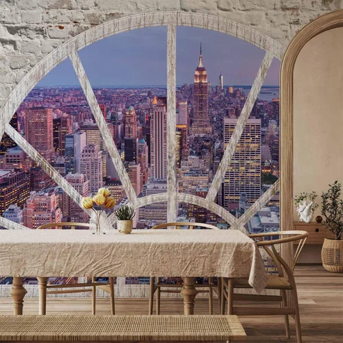 Miniatura 6 de artgeist Mural de pared prémium de Nueva York, 79 x 55 pulgadas, papel tapiz no tejido, decoración de pared de vellón, impresión fotográfica, diseño