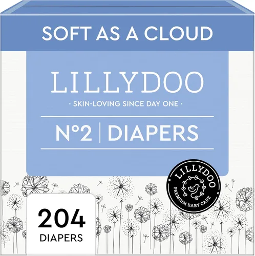 Miniatura 12 de LILLYDOO Pañales desechables para bebé, talla 6 (29+ libras), 57 unidades, protección absorbente contra fugas, ultra suave, piel sensible