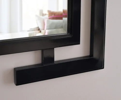 Miniatura 10 de Kenroy Home Espejo de pared casual, 41 pulgadas de alto, 0.75 pulgadas de largo, 29 pulgadas de ancho con negro brillante