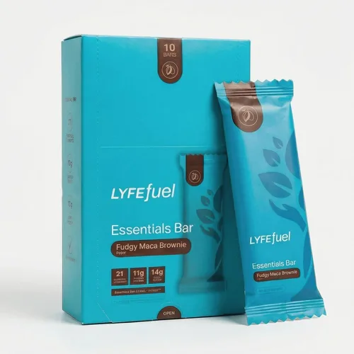 Miniatura 10 de LyfeFuel Barras esenciales de alto contenido en proteínas, reemplazo de comidas, veganas, barras de proteína bajas en carbohidratos a base