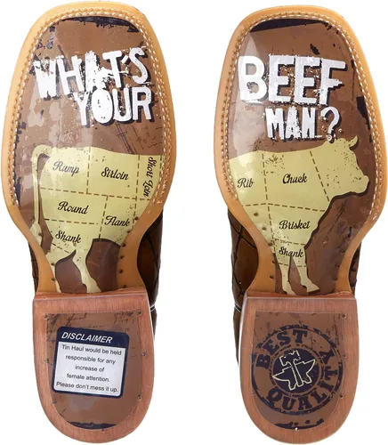 Miniatura 4 de Tin Haul Shoes Botas de hombre Bob Wire Western