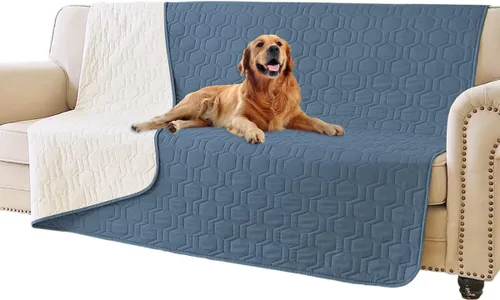Miniatura 18 de Tcksstex - Funda impermeable y antideslizante para cama de perro, manta para mascotas, sofá, colchón protector para incontinencia de coche, funda