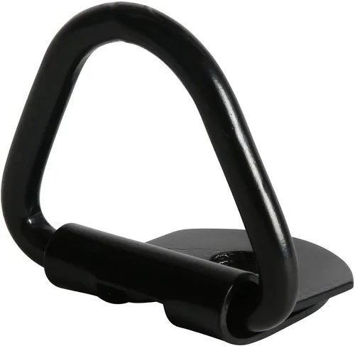 Miniatura 4 de DC Cargo - Anclajes de amarre de anillo en V Paquete de 4 Anillos en D de acero atornillados de 2 pulgadas de diámetro para carga en camiones