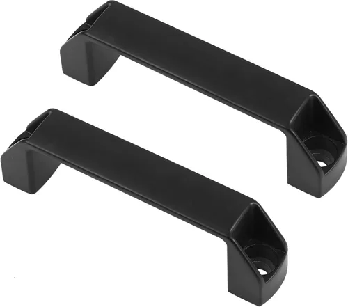 Miniatura 4 de Manija rectangular de aleación de aluminio para perfil de extrusión de aluminio estándar europeo de 30 series (negro)