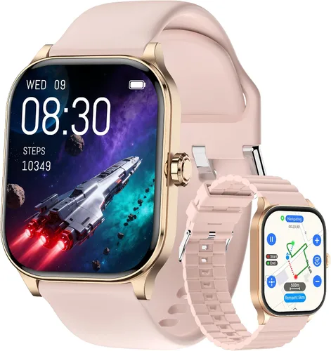 Miniatura 13 de Reloj inteligente para mujeres y hombres con texto y llamadas, 2025 nuevos relojes inteligentes con inteligencia artificial con frecuencia cardíaca