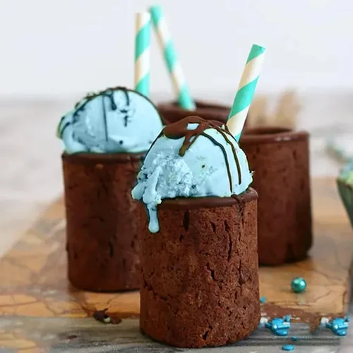 Miniatura 6 de Molde de silicona para vaso de chupito de 8 cavidades, molde de caramelo de chocolate de Pascua para dulces de corazón, bandeja antiadherente