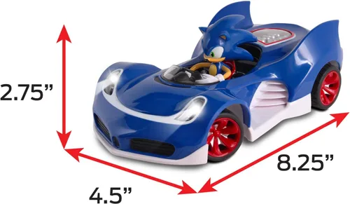 Miniatura 4 de NKOK RC Sonic SSAS R2 - Coche con luces, azul (614)