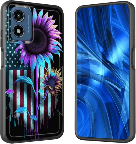 Miniatura 43 de Funda para Moto G 5G 2023, [probada en caídas de grado militar], resistente, resistente, resistente, a prueba de golpes, funda protectora