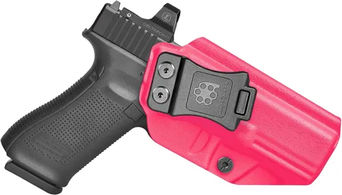 Miniatura 11 de Amberide IWB Kydex Holster for Glock 17/22 / 31/34 Gen 1-5, Concealed Carry, MOS and Non-MOS Options Available, Adjustable Cant, Posi-Click Fibra