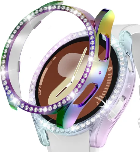 Miniatura 117 de DEALELE Paquete de 1 + 3 fundas y protector de pantalla compatible con Samsung Galaxy Watch FE / 5/4 de 1.575 pulgadas, funda protectora