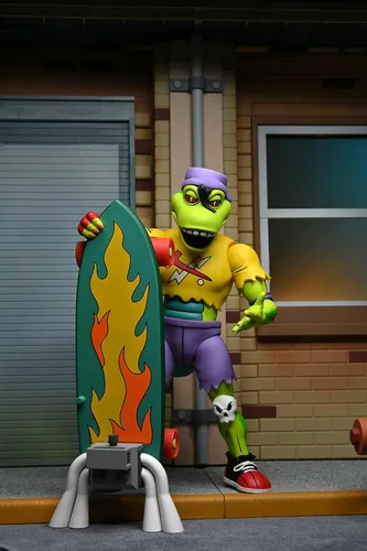 Miniatura 5 de NECA Figura de acción de Mondo Gecko Tortugas Ninja Mutantes Adolescentes