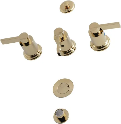Miniatura 5 de Kingston Brass KB6321NDL NuvoFusion - Grifo para bidé, cromo pulido
