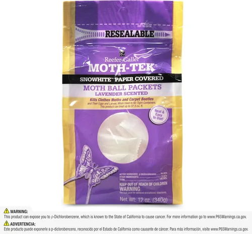 Miniatura 2 de Moth-Tek Snowhite - Paquetes de bolas de polilla perfumadas de lavanda, 12 onzas (3)