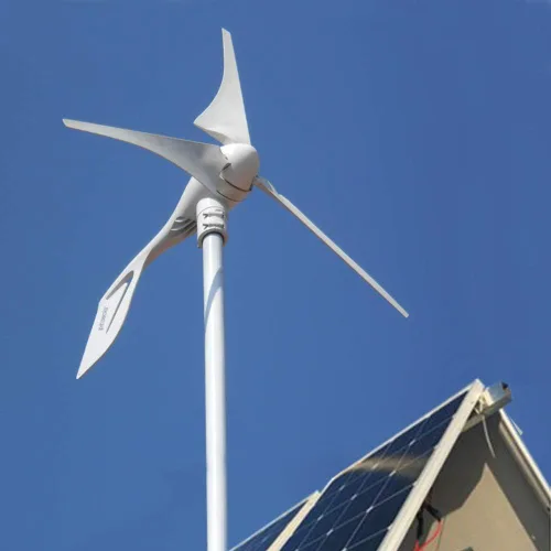 Miniatura 7 de Generador de turbina eólica de 400 W y 12 V con 3 cuchillas, turbinas de viento de arranque a baja velocidad de 2.5 m/s con controlador de carga