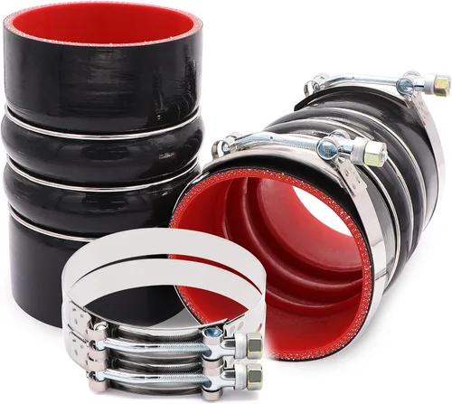 Miniatura 11 de Codo de 45 grados de 2 a 2.5 pulgadas, manguera de acoplador de 4 capas reforzada de silicona para turbo/intercooler/tubería de admisión, ID de 2 a