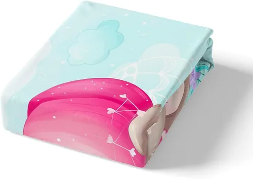 Miniatura 5 de Manfei Koala - Juego de sábanas tamaño individual, juego de ropa de cama con globo aerostático rosa para decoración de habitación de niños y niñas