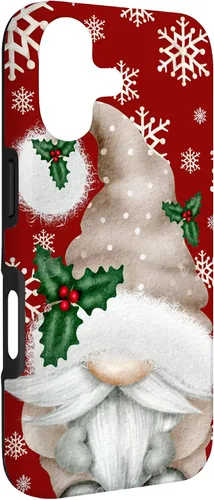 Miniatura 3 de Aesthetic Snowflake Cute Winter Gnome for Christmas Grandma Case for iPhone 17