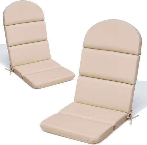 Miniatura 19 de Crestlive - Cojín Adirondack para silla, 50 x 19.6 pulgadas, impermeable, resistente a la decoloración, cojín para silla mecedora de respaldo alto