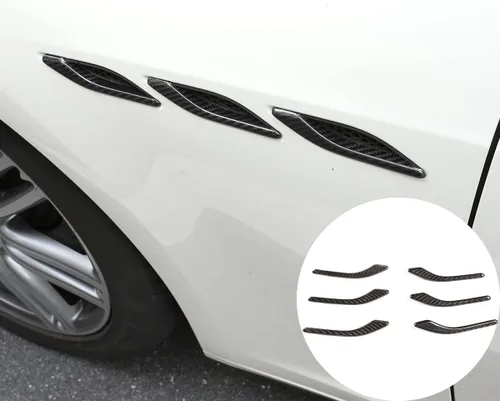 Miniatura 8 de Cubierta de fibra de carbono suave para guardabarros de ventilación lateral para Maserati Ghibli 2014 2015 2016 2017 2018 2019 2020 2021 2022