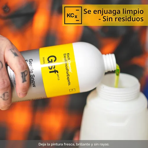 Miniatura 5 de KOCHCHEMIE Espuma de Nieve Suave - Prelimpieza de pH Neutro; Funciona con Cañones de Espuma y Pulverizadores; Champú de Lavado Manual; Seguro