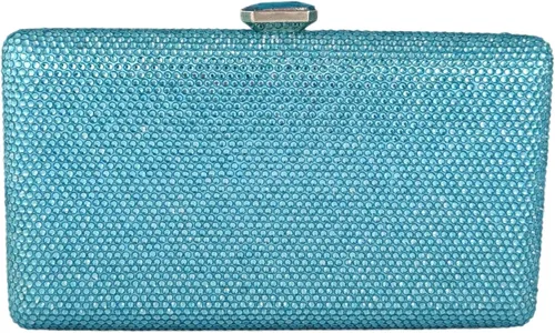 Boutique De FGG Elegantes bolsas de noche de cristal para mujer, caja de fiesta formal, bolso de mano para boda, diamantes de imitación, bolso de