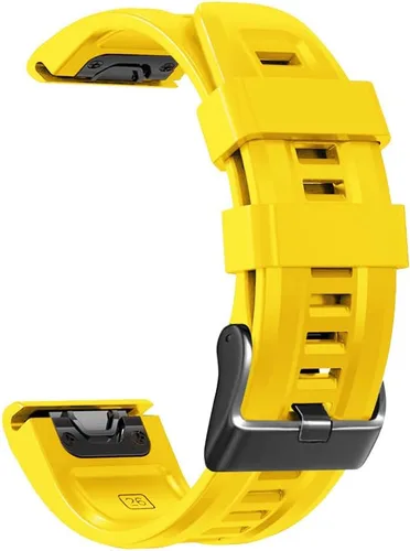 Miniatura 15 de REYDA Correa de silicona compatible con Garmin Fenix 7X/7X Pro/6X/6X Pro/5X/5X Plus/3/3 HR, 1.024 in, ajuste rápido, pulsera de silicona suave