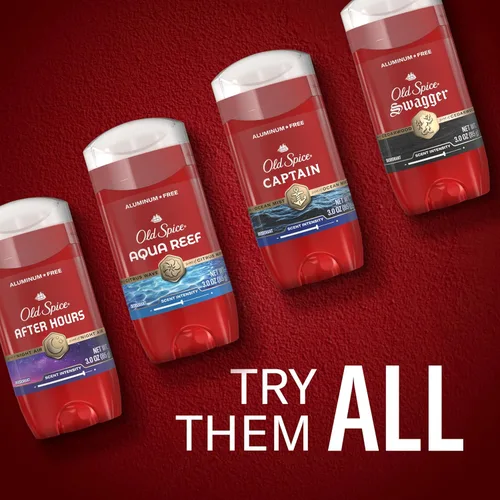 Miniatura 12 de Old Spice Desodorante sin aluminio para hombres, protección contra olores 24/7, frescura 24/7 y aroma duradero, Aqua Reef con aroma a ciprés, 3.8