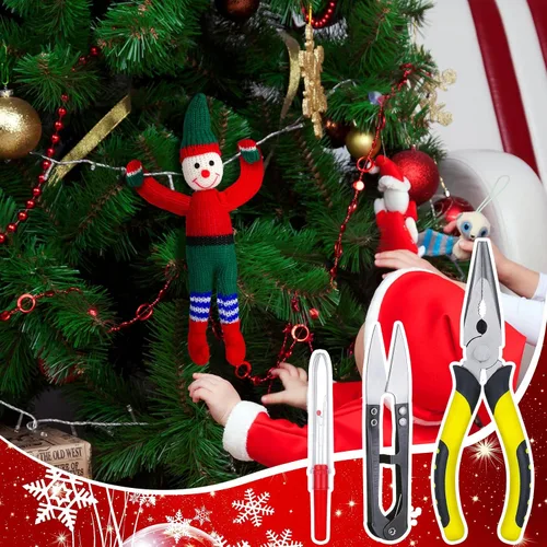 Miniatura 4 de Hoolerry Kit de 8 piezas de muñecas de Navidad para hacer tu kit de actualización flexible y flexible, accesorios de herramientas que incluyen