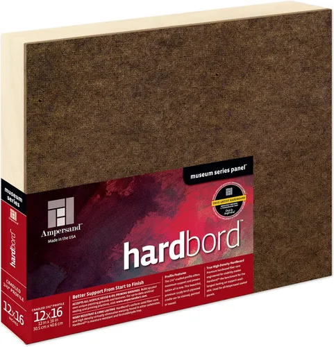 Miniatura 19 de Ampersand Art Supply Panel de Pintura de Madera Dura: Serie Museum Hardbord, 11" x 14", Perfil Plano de 1/8 Pulgada Perfil plano de 1/8 pulgadas