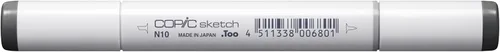 Miniatura 3 de Copic Markers N10-Sketch, gris neutro (Neutral Gray)
