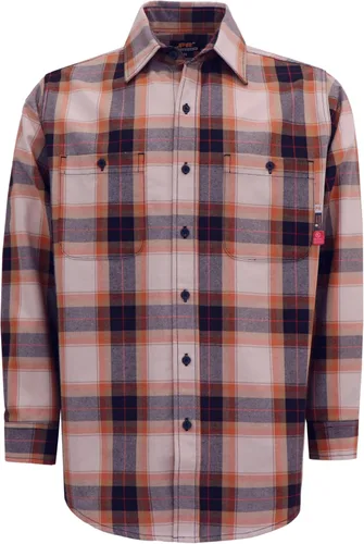 Miniatura 11 de KONRECO FR Camisas de botones para hombre con resistencia al fuego HRC2 Camisas de soldadura para hombre