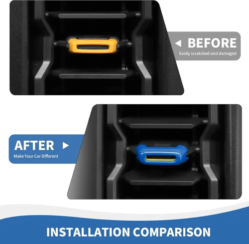 Miniatura 5 de RAZPOY para Bronco - Ajuste de salida de aire acondicionado 4 piezas, cubierta de ventilación de salida de aire central compatible con accesorios