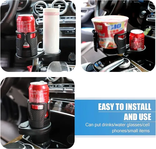 Miniatura 8 de Expansor de portavasos de automóvil con base ajustable y expansor para vehículos, compatible con tazas, compatible con tazas Yeti de 14/24/36/40/46