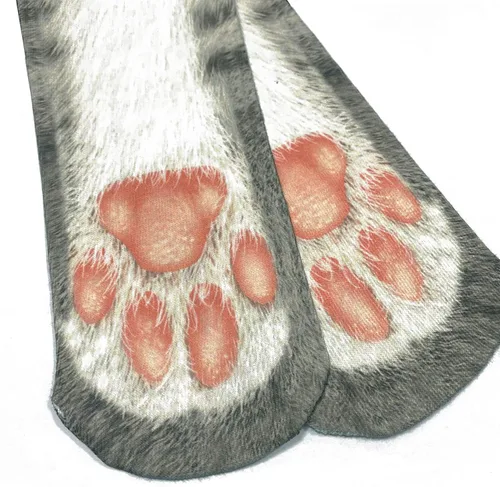 Miniatura 2 de Divertidos calcetines de patas de animal para intercambio de regalos.