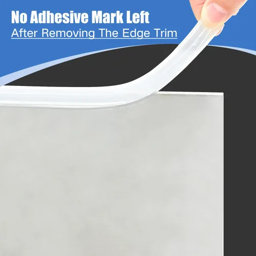 Miniatura 6 de Borde de goma transparente, protector de borde transparente autoadhesivo para piezas de chapa, puertas de automóvil, material de goma de silicona