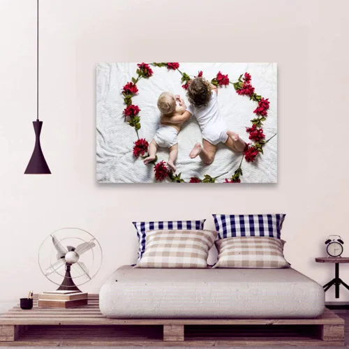 Miniatura 3 de Lienzo decorativo para pared personalizado con tus fotos, imágenes personalizadas a lienzo para sala de estar, dormitorio (8 x 10 pulgadas)