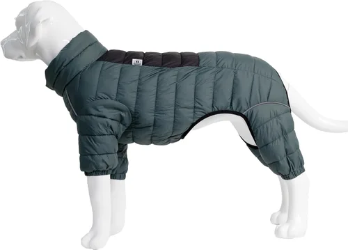 Miniatura 7 de ArmyGreen Abrigo para Perros - Chaleco reflectante cálido para perros pequeños, medianos y grandes, impermeable, resistente al viento, con Verde