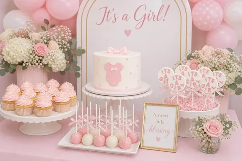 Miniatura 2 de It's a Girl Chocolate Candy Mold Baby Shower 692