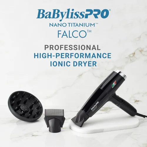 Miniatura 5 de BaBylissPRO® Nano Titanium™ Professional Italian High-Speed Falco Hair Dryer - 2000 watts and Ionic