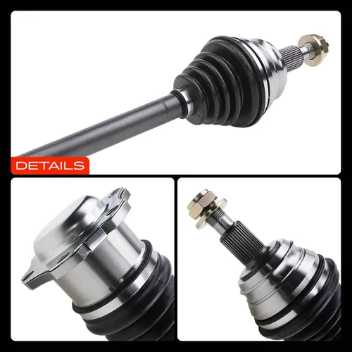 Miniatura 9 de A-Premium Conjunto de eje de eje CV compatible con Volkswagen Jetta 1999-2005 2008-2010, Beetle 1998-2005, Golf 1999-2006 2014 y Audi TT 2000-2002