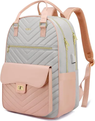 Miniatura 11 de Linda Mochila Estética para Escuela Secundaria y Preparatoria, para Adolescentes y Estudiantes Universitarias, Mochila para Laptop para Mujeres