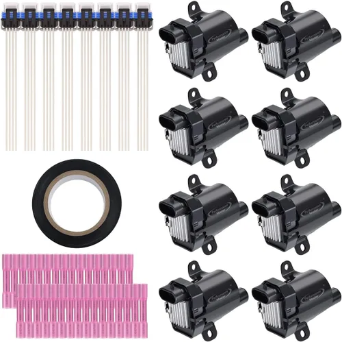 Miniatura 20 de Juego de 4 bobinas de encendido y conector hembra arnés de enchufe compatible con Infiniti Frontier Altima Versa Sentra NV200 Rogue FX50 QX60 QX70