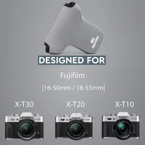 Miniatura 8 de MegaGear MG579 - Funda de neopreno ultraligera para cámara compatible con Fujifilm X-T30 MII, X-T30, X-T20
