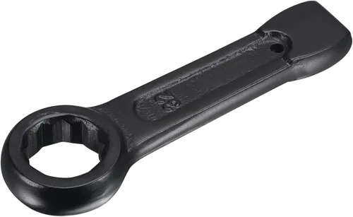Miniatura 14 de uxcell Llave tipo anillo de extremo de caja de 0.866 in, herramienta de mano de llave de cabeza única de acero de alta resistencia