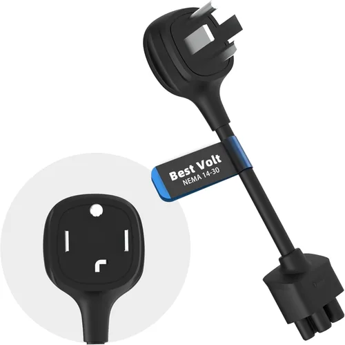 Miniatura 10 de Adaptador premium para cargador móvil Tesla Gen 2 Conecte a una toma de corriente de 240 V Carga de 32 amperios Longitud de 10 pulgadas
