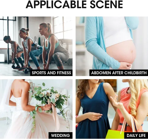Miniatura 7 de KIMIKAL Corsé de cintura para mujer, faja moldeadora de cintura, fajas colombianas, reductor de cintura, control de barriga, huesos de acero, tops