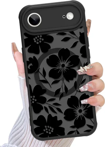Miniatura 15 de TEAUGHT Compatible con iPhone 11 Funda con patrón lindo estampado de leopardo negro guepardo + protector de pantalla a prueba de golpes, funda